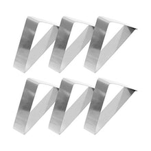 Angoily 16Pcs 5 Centimetri Tovaglia Clip da Tavolo in Acciaio Inox Pinza Pinza Panno Triangolo Regolabile Copertura di Tabella del Supporto della Clip per Interni Esterni Tavoli da Picnic