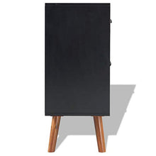 vidaXL Credenza in Legno Massello di Acacia Comò Madia Armadietto Cassettiera