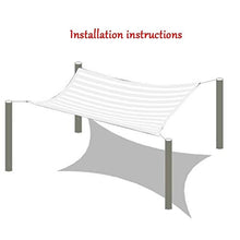 WXQIANG - Tenda per ombreggiatura, in polietilene, 90% resistente ai raggi UV, 23 misure, protezione solare personalizzabile, isolamento termico, colore: verde, dimensioni: 4 x 6 m