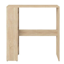 Temahome Tavolo da Bar Gavarnie, Particle Board, Beige (Oak), 94 x 40 x 101 cm