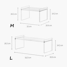&ripiano di stoccaggio Scaffale da cucina per uso domestico Multifunzione da cucina in ferro battuto Stratificazione Scaffale multi-strato Scaffale da cucina Scaffale di finitura (Size : M)