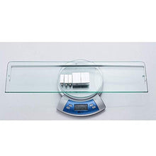YF-SURINA Mensole per doccia Mensole in vetro galleggiante Mensola portaoggetti a parete Vetro temperato in metallo No ruggine Portasciugamani doccia a 1 strato per cucina Yb A-6,30 cm,30 cm