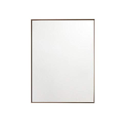 Bathroom mirror Specchio Bagno Cornice in Lega di Alluminio Specchio Rettangolare Specchio per Il Trucco Specchio da Parete in Oro Rosa Specchio da Bagno in Stile Nordico