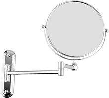Trucco Specchio A Parete A Muro Specchio Bagno Specchio A Doppia Faccia Vanity Specchio d'Ingrandimento Girevole Estensibile (190x82x183mm)