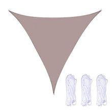 YHNJI - Tenda a vela triangolare con corda, 2 x 2 x 2 m per patio, giardino, esterno, cortile