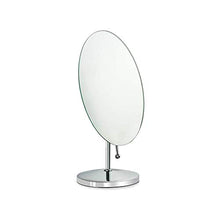 Specchio per Il Trucco Table Top Compone Lo Specchio, Specchio da Rasatura da Terra Chrome, Ovale Specchio da Rasatura, 4 Regolazione Mm/Libero/HD Specchio Specchio di Trucco di Moda