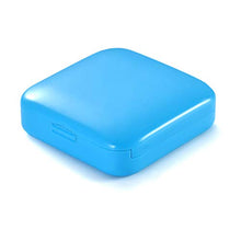 DOITOOL Contenitore per pillole da viaggio, 4 pezzi, quadrato, portapillole portatile, portapillole giornaliero