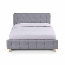 Mobilier Déco Cody Lettino da Giorno, Legno, Grigio, 2 personnes (standard)