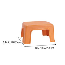 WINOMO Sgabello in Plastica per Uso Domestico Sgabello per Uso Domestico Addensare Soggiorno Cambiare Scarpa Panca Bagno Antiscivolo Bambino Sgabello per Ufficio a Casa Scuola Materna
