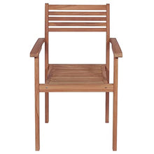 vidaXL Sedie da Giardino 2 pz con Cuscini Crema Massello di Teak