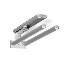 2 pezzi Portasciugamani rotanti TED 2 bracci EV1 anodizzato (alluminio, 325-487 mm, estensibile) Portasciugamani a muro telescopico per bagno o cucina di SOTECH