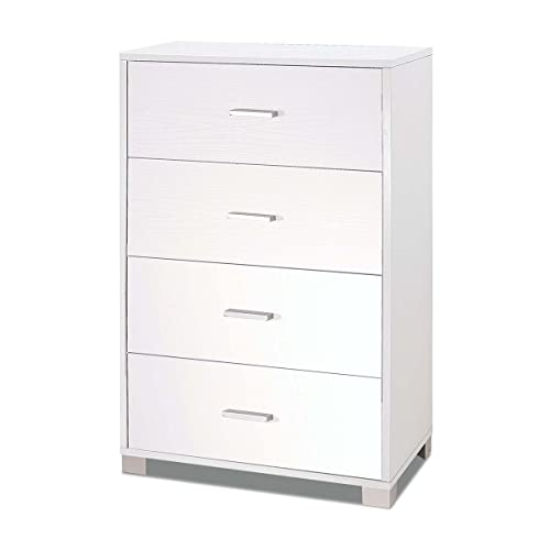 Sarmog Kit Mobile CASSETTIERA 4 POSTI H112 L70 P41 Cm Finitura Bianco GRAFFIATO 772k