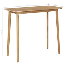 FAMIROSA Tavolo da Bar 120x60x105 cm in Legno Massello di Acacia