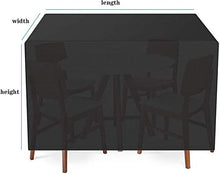 JYSSH Copertura Protettive per Mobili da Giardino, Tessuto Oxford Resistente Mobili da Giardino Copertura, Grande Durevole Copridivano da Esterno per Outdoor Yard Table Chair,60X60X120cm