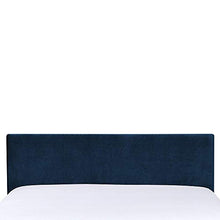Beliani Fodera per Letto in Tessuto Blu Scuro Poliestere Lavabile 180 x 200 cm FITOU
