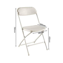 zvcv Sedia Pieghevole Sedia Pieghevole Home Office Sedia con Schienale Portatile Outdoor Camping Fishing White