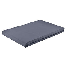 [neu.haus] Cuscino per Mobili di Pallett con Fodera 120 x 80 x 10 cm Spugna con Rivestimento Uso Interno e Esterno Grigio Scuro
