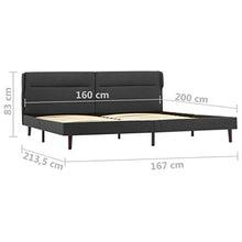 SKM Giroletto Grigio Scuro in Tessuto 160x200 cm (26.9kg)
