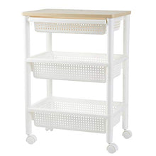 &ripiano di stoccaggio Scaffalature Multifunzione Home Soggiorno 3 strati Con Ruota Mobile Portabottiglie Cucina Verdura Portabibite Cestino Bianco Scaffale di finitura