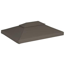 vidaXL Copertura Superiore per Gazebo a 2 Strati 310g/m² Talpa Tetto Tendone