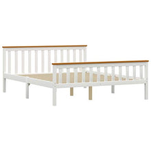 FAMIROSA Giroletto con 4 Cassetti Bianco in Massello di Pino 160x200 cm-0439