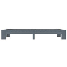 FAMIROSA Giroletto Grigio in Legno Massello di Pino 90x200 cm-3304