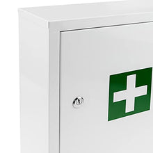 PrimeMatik - Armadietto di Pronto Soccorso in Metallo. Cassetta Medica a Muro 322 x 140 x 361 mm