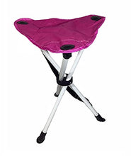 Vetrineinrete® Sedia Sgabello Pieghevole da Campeggio Pesca e Spiaggia richiudibile e Portatile Seduta da Pescatore 40 cm M25