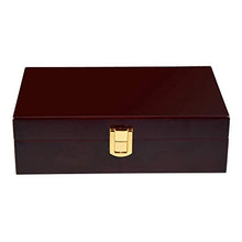 CLJ-LJ Portasigarette Cigar Cabinet igrometro e umidificatore Cigar Humidor Cedar Wood Piano vernice Confezione regalo grande capacità di tenuta degli uomini di 20 ble for la sede di classico portatil