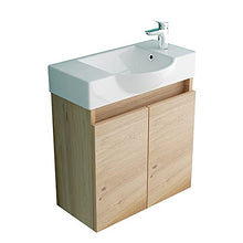 Alpenberger - Lavabo in ceramica per il bagno, larghezza 55 cm, design elegante per gli ospiti