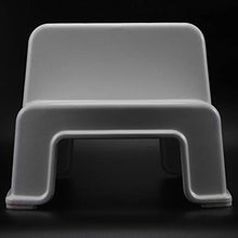 Bobotron - Sgabello a 2 gradini per bambini, con impugnatura morbida antiscivolo per la sicurezza come sgabello da bagno, vasino e sgabello da cucina, colore: verde