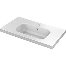 Randalsa Mobile Nexo 80 cm | Blu | 81 x 81 x 46 cm | Mobile con 2 cassetti + lavabo in Ceramica