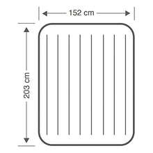 Intex Airbed Materasso Deluxe Singolo Classic Dura Beam Con Tecnologia Fiber Tech, Tinta Unita, Multicolore, 99 X 191 X 25 Cm