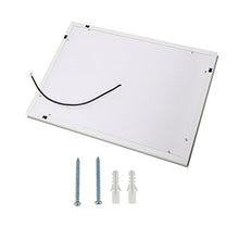 MUPAI Specchio da Bagno Appeso Frameless LED luci Specchio Parete appesa a Parete Bagno Specchio Specchio per Il Trucco Personalizzato (Bianco Freddo, 50x70cm)