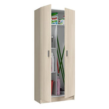 Easy Home Kawai A9 Armadio Multiuso, Legno_Composito, Naturale, 180 X 73 X 37 Cm