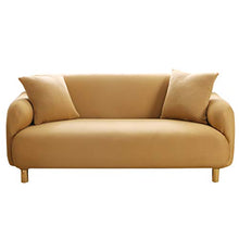 Himlaya Elastico Copridivano Protettore Antiscivolo Ideale Custodie Copre Proteggi, per Poltrone Divano 1 2 3 4 Posti Salotto Sofa Mobili (Cammello,3 posti: 190-230cm)