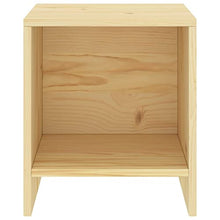 vidaXL Comodino Legno Chiaro 35x30x40 cm in Legno Massello di Pino