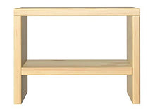 Erst-Holz Moderno Comodino in Pino massello con ripiano Inferiore 90.20-K5