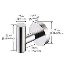 KES Ganci Appendiabiti Bagno Gancio a Muro per Cucina Bagno Acciaio Inossidabile SUS304 Finitura Lucido, A2164DG