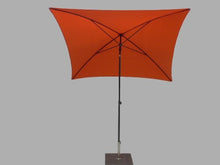 Maffei Art 136q Kronos ombrellone Quadrato cm 200x200, Tessuto PolyMa, Made in Italy. Colore Arancio