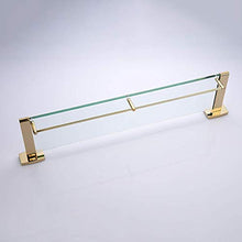 Zixin Scaffalatura a Parete in Rack da Bagno in Vetro Singolo ripiano in Vetro