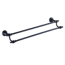 Weare Home - Portasciugamani in Ottone Anticato, Effetto Bronzo, Montaggio a Parete, con Fori in Stile retrò, Lunghezza 62 cm