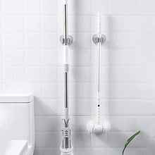 ZXCASDF Mobilia Mop Acciaio Fermaglio Mop Specchio Gancio Amore Acciaio Forte Disegno Viscosa Punzonatura Libero Mop della Clip Bagno Impermeabile Antiscivolo Cremagliera Scarico A Muro