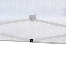 Outsunny Gazebo Pieghevole con Corde e Picchetti da Giardino Tessuto Oxford 3x3M Bianco