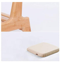 HongTeng Divani Creative Small Zen Chair Multi-Funzionale Sedia Bassa bay Window Tatami Bamboo Sedile Portatile for Il Tempo Libero Sedia con Cuscino 45 × 43,5 cm