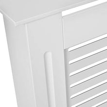 Yusheng - Copertura per radiatore in legno, in MDF, verniciato bianco, moderno, per griglia a doghe e radiatore, protezione contro le bruciature, accessori per mobili per la casa, 81 x 171 x 19 cm