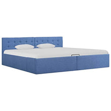 SKM Giroletto Idraulico con Contenitore Blu in Tessuto 180x200 cm
