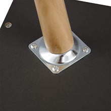 EUGAD Comodino da Letto con Due Cassetti Tavolino Grigio Moderno Comodino Piccolo da Camera Gambe in Legno Massello 0062ZZ