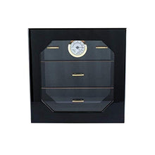 Lā Vestmon Mobiletto Per Sigari, In Legno Di Cedro, Foderato In Legno Di 4 Strati Scatola Per Sigari In Legno Decente Media Set Nero 240 240 240mm