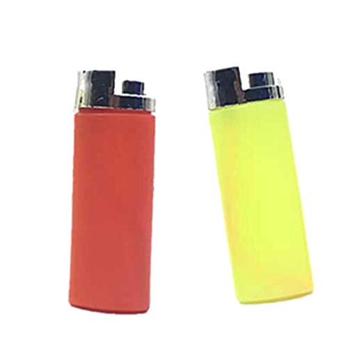 NUOBESTY 2Pcs Giocattoli Gag Accendino Falso Puntello di Plastica Blaster Water Blaster per Scherzi di Aprile (Colore Casuale)